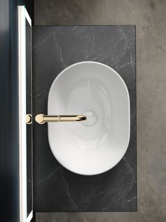 Тумба под раковину Sancos SNOB R SNR100SM 100х40 подвесная цвет бежевый