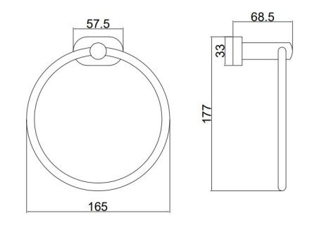 Полотенцедержатель BELZ B90004