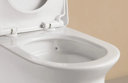 Унитаз напольный с бачком Arrow AB1802H белый без сиденья безободковый каскадный смыв