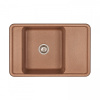 Кухонная мойка Aquaton Беллис 1A725032BS270 78х51 цвет коричневый поверхность матовая