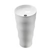 Раковина из сантехнического фарфора Cerutti SPA CT7834 40х40 напольная цвет белый без отверстий под смеситель