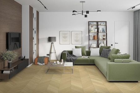 Кварцвиниловая плитка Damy Floor CHEVRON LVT DF03-Ch-LVT Тюильри толщина 0.25 см 43 класс 600х127