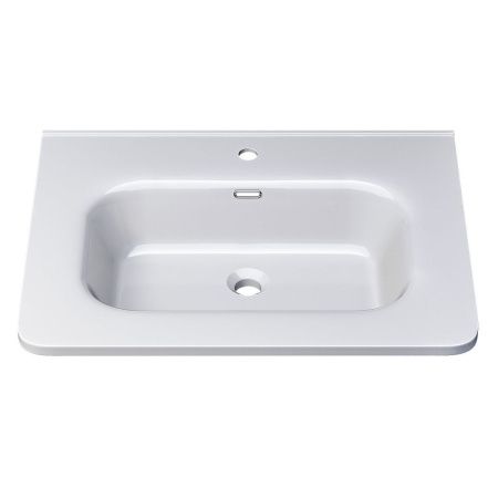 Раковина керамическая Uperwood Monica RMonica60wg 60х50 полувстраиваемая цвет белый