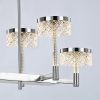 Люстра на штанге Delight Collection Diamond cut (Диамонд цут) MD21020075-6B chrome