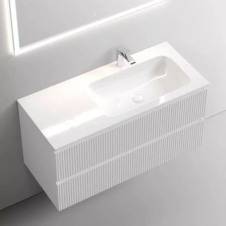 Тумба под раковину Sancos SNOB T SNT100RW 100х40 подвесная цвет белый