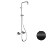 Душевая стойка Remer Elegance EQ32ASSDNO настенная цвет черный с термостатом
