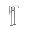 Смеситель для ванны Gessi Inciso 58129#031 напольный хром (внешняя часть)