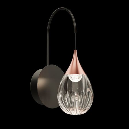 Бра Delight Collection Stilla (Стилла) MB24001004-1A copper/clear