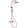 Душевая стойка Abber AF8160RG настенная цвет золото с термостатом