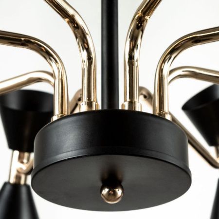 Люстра на штанге Arte Lamp Wellington (Веллингтон) A2711PL-8BK