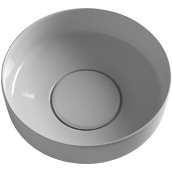 Раковина керамическая White Ceramic Was W100701 40х40 накладная цвет белый глянцевый