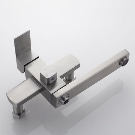 Душевая стойка Shevanik S7036L настенная цвет серый