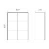 Шкаф Comforty 00-00017834CF 60х80 подвесной