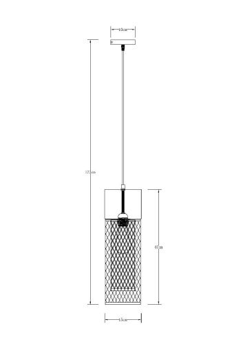 Светильник подвесной Arte Lamp Castello (Цастелло) A7068SP-1BK - фото 2
