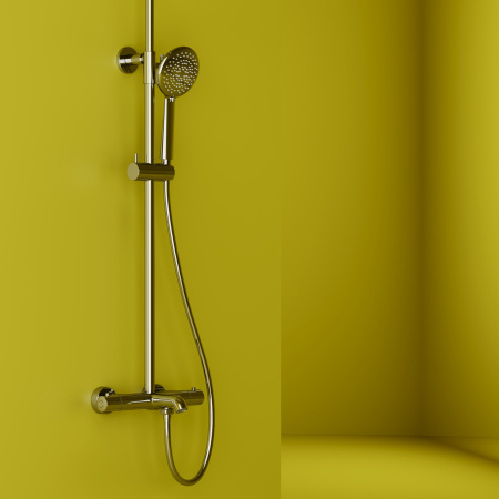 Душевая стойка Sancos Game SC3001CH настенная цвет хром с термостатом