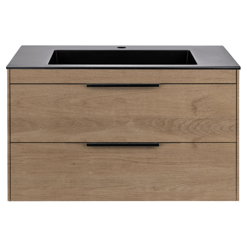 Тумба под раковину Vincea Chiara 2D VMC-2C2800NO 79.2х47.6х47.5 - фото 5