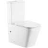 Унитаз-компакт напольный с бачком Тритон Corso Щ0000057976 белый с сиденьем микролифт безободковый каскадный смыв