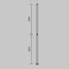 Столб для паркового светильника Maytoni Outdoor Pillar O473P-GF