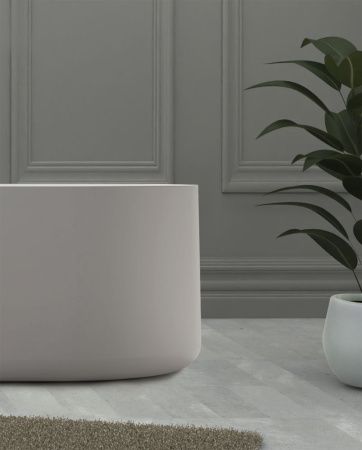 Ванна из искусственного камня Abber Stein AS9607 170х75 отдельностоящая овальная с ножками