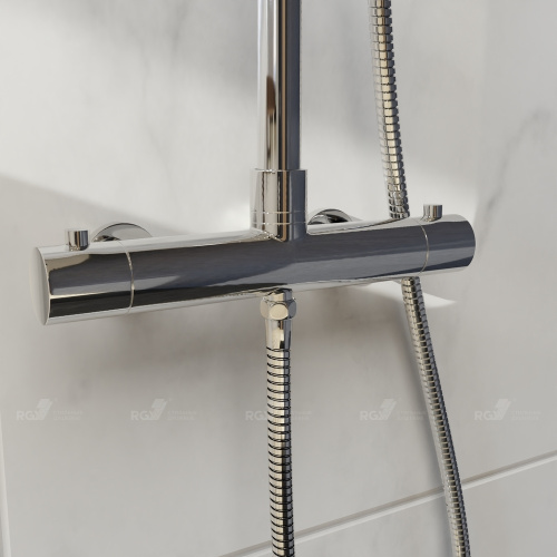 Душевая стойка RGW Shower Panels 21140121-01 настенная цвет хром - фото 3