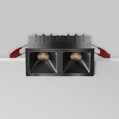 Светильник встраиваемый Maytoni Technical Alfa LED DL043-02-10W3K-SQ-B-1 - фото 2