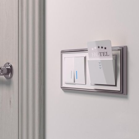 Выключатель двухклавишный Werkel Белый 4690389155222