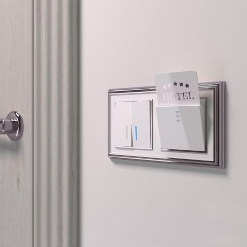 Выключатель двухклавишный Werkel Белый 4690389155222 - фото 4