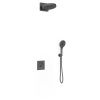 Душевая система Vincea Inspire VSFW-3I21MT1GM встраиваемая в стену цвет вороненая сталь с термостатом