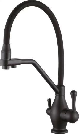 Смеситель для кухни Rose R858H на мойку черный