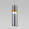 Светильник подвесной Eurosvet Lumen (Лумен) 50244/1 LED латунь/дымчатый