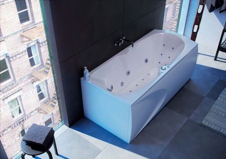 Ванна акриловая Aquatek Европа EVR180-0000041 180х80 пристенная прямоугольная с каркасом без ручек