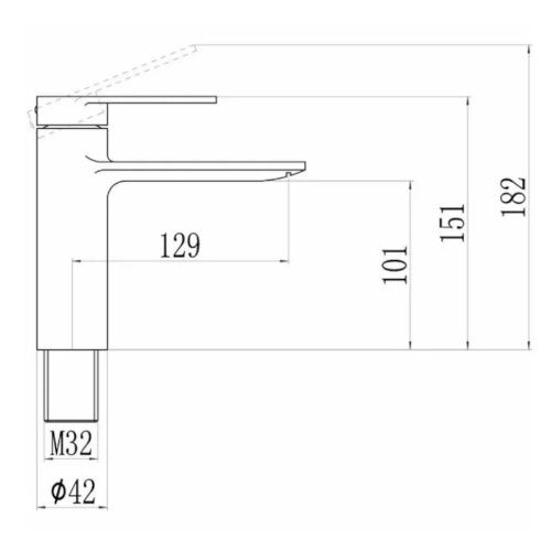 Смеситель Savol S-601811J на раковину хамелеон - фото 3
