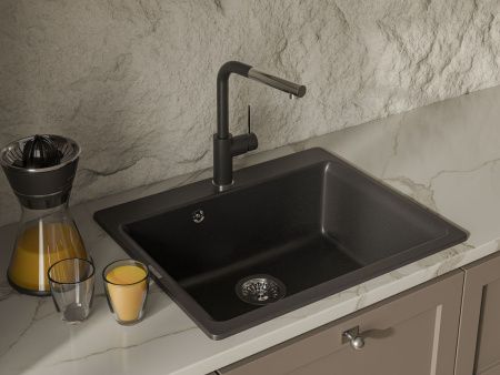 Смеситель для кухни Rivelato 1573503 nero cromo на мойку черный/хром