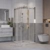 Душевой уголок Grossman Classic 300.K33.04.8080.10.00 80х80 стекло прозрачное профиль хром без поддона
