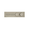 Смеситель для душа Gessi Hi-Fi 63012#149 встраиваемый в стену никель с термостатом (внешняя часть)