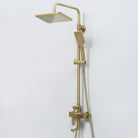 Душевая стойка WasserKRAFT Aisch A15501 настенная цвет золото