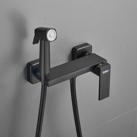 Гигиенический душ со смесителем Haiba HB5517-7 черный
