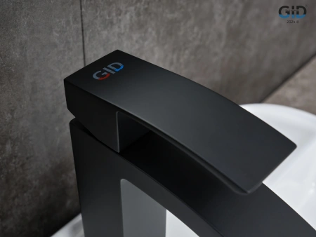 Смеситель Gid Cascada Victoria L120-BM-K (L120BMK) на раковину черный матовый