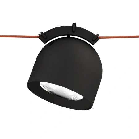 Трековый однофазный светильник Denkirs Belty spot (Белты спот) DK5540-BK