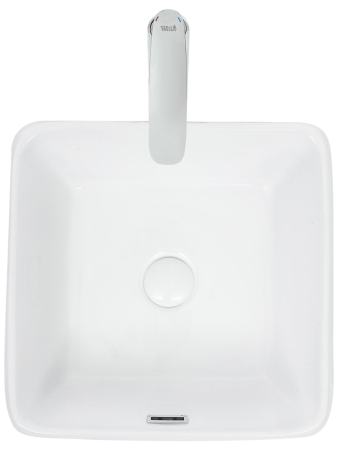 Раковина из сантехнического фаянса WeltWasser WW SK 10000004610 40 см встраиваемая цвет белый 1 отверстие под смеситель