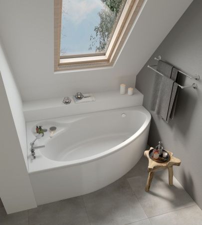 Ванна акриловая Santek Эдера 1WH501662 170х100 пристенная асимметричная без каркаса