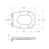 Унитаз напольный с бачком BelBagno BOHEME BB115CPR/BB115SC белый с сиденьем микролифт безободковый каскадный смыв