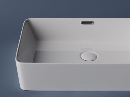 Раковина из сантехнического фарфора Ceramica Nova ELEMENT CN5025 60х40 накладная цвет белый без отверстий под смеситель