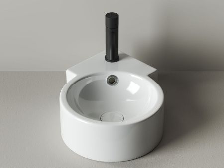 Раковина из сантехнического фарфора Ceramica Nova ELEMENT CN5019 40х30 подвесная цвет белый 1 отверстие под смеситель