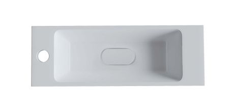 Раковина из искусственного камня Uperwood Modul 2911020338 60х20 полувстраиваемая цвет белый