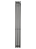 Полотенцесушитель электрический Wonzon & Woghand Kassel WW-AL72312-BGM 15х120 темный графит