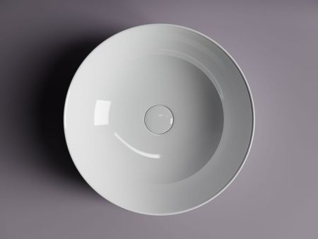 Раковина из сантехнического фарфора Ceramica Nova ELEMENT CN5024 40х40 накладная цвет белый без отверстий под смеситель