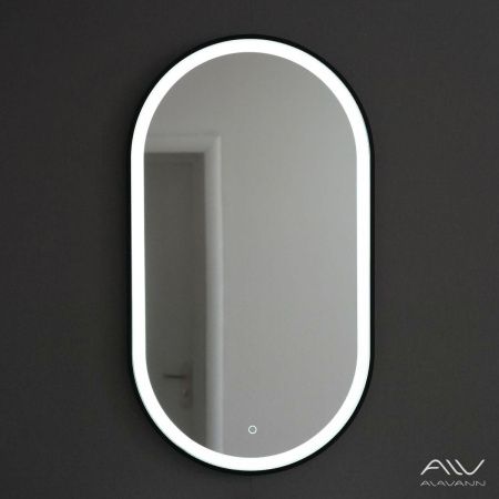 Зеркало с подсветкой Alavann Wave ALV1160001 50х90 подвесное