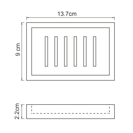 Мыльница WasserKRAFT 3729