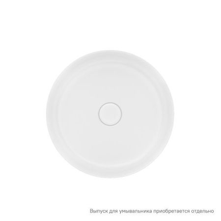 Раковина керамическая Iddis Ray RAYWS03i27 40х40 накладная цвет белый без отверстий под смеситель